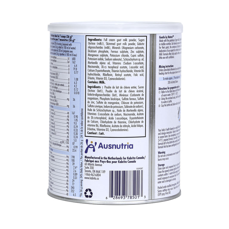 Kabrita Goat Milk-Based Toddler Nutrition - 28 oz