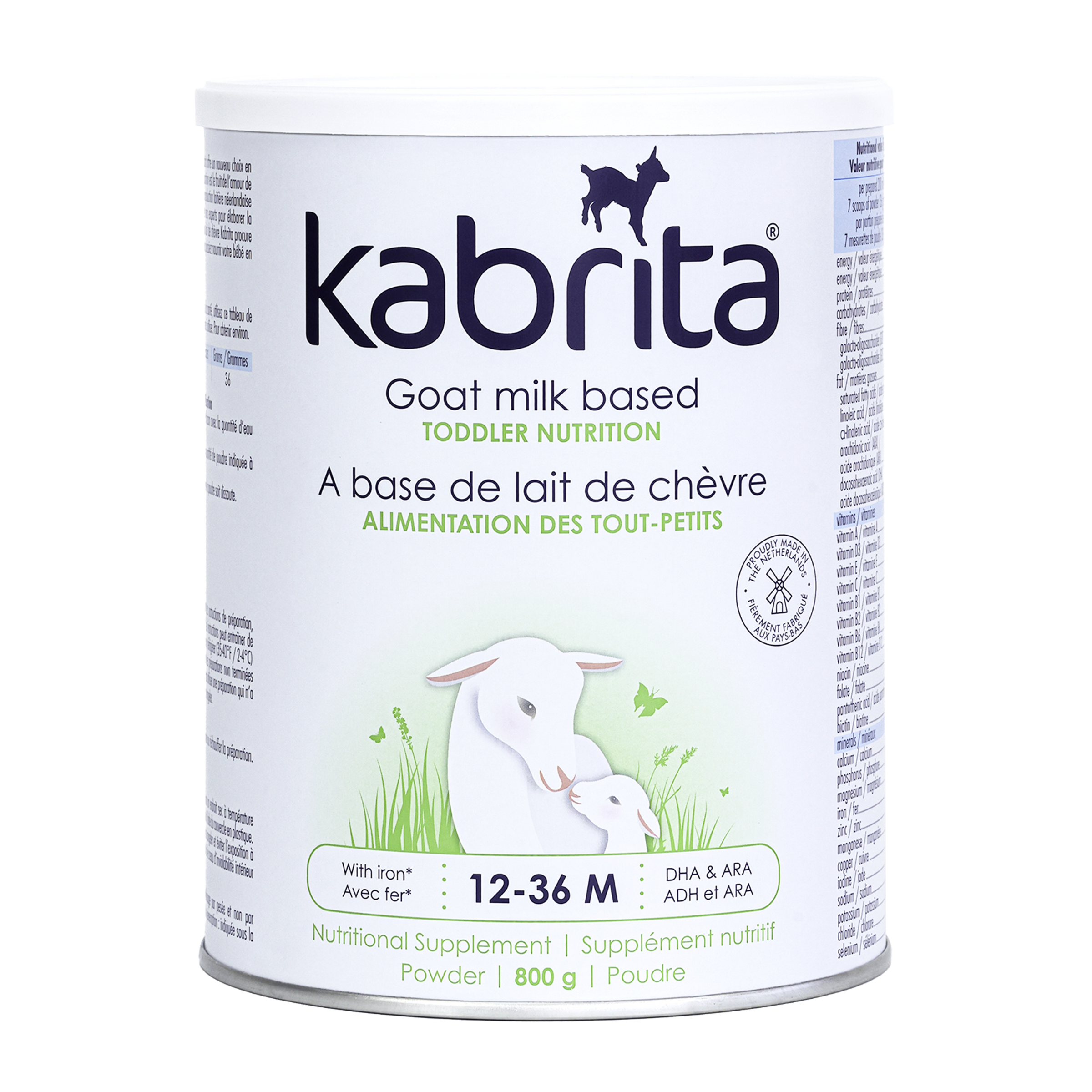 Goat Milk-Based Toddler Nutrition